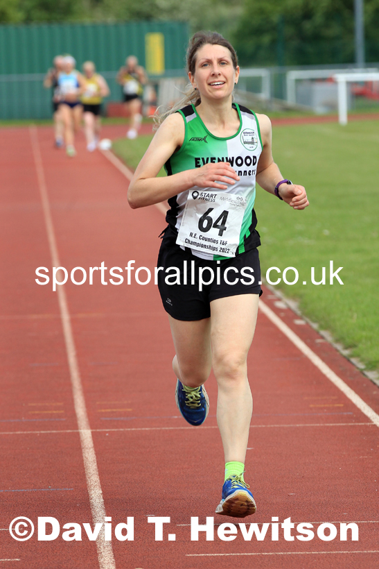 2022 North Eastern Counties AA 10000 metres Champs., Chester le Street, Sat,. May 21st. Photo: David T. Hewitson/Sports for All Pics